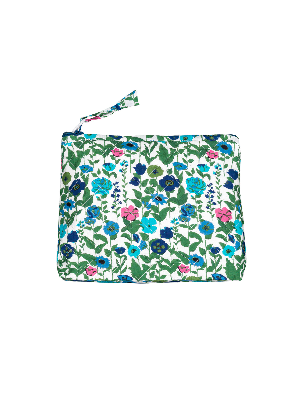 Quilted toiletry bag