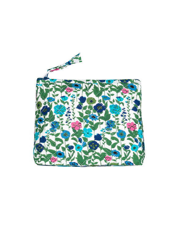 Quilted toiletry bag