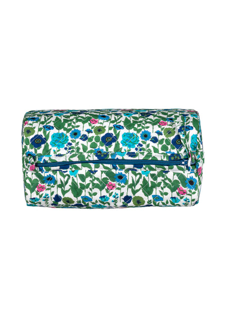 Trousse de toilette matelassée ronde
