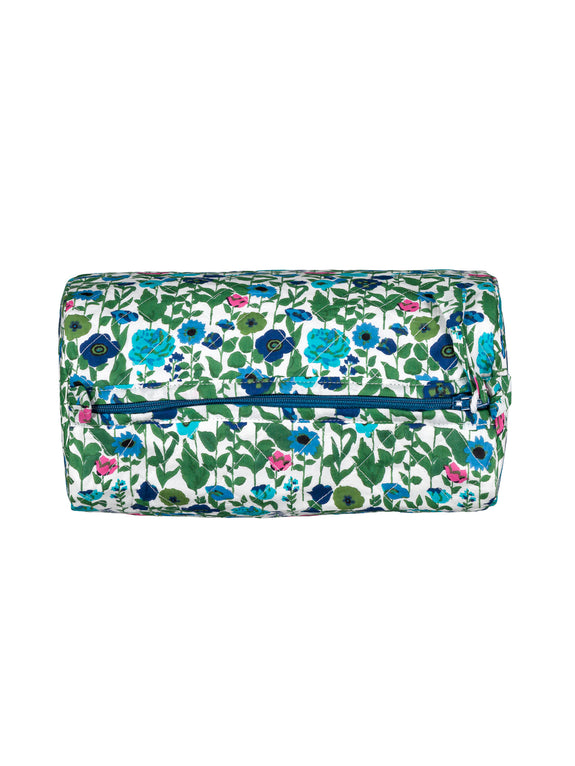 Trousse de toilette matelassée ronde