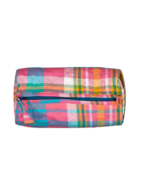 Trousse de toilette matelassée ronde