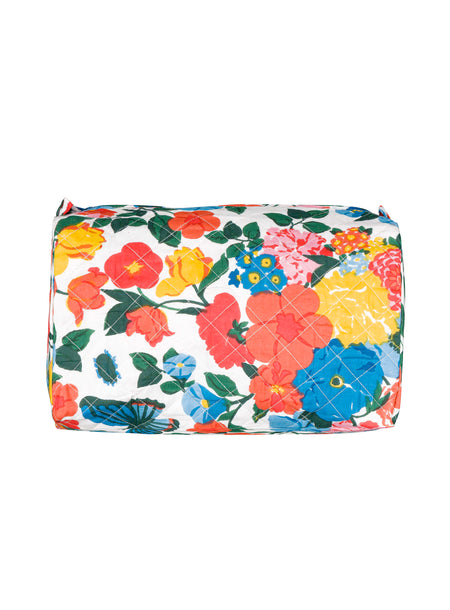 Trousse de toilette matelassée ronde