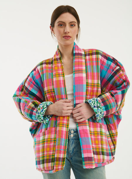 Veste matelassé réversible oversize