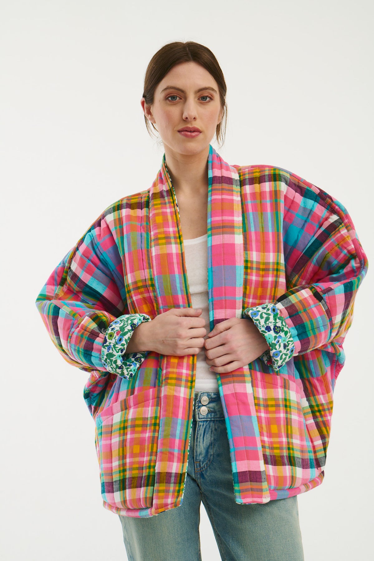 Veste matelassé réversible oversize