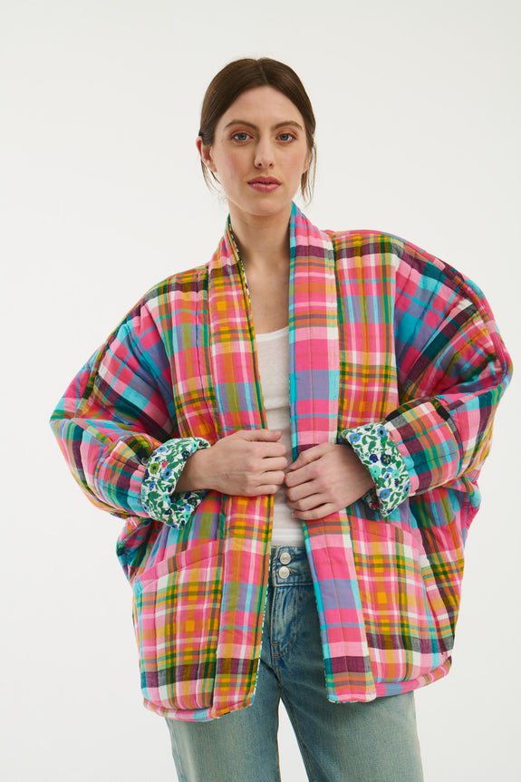 Veste matelassé réversible oversize