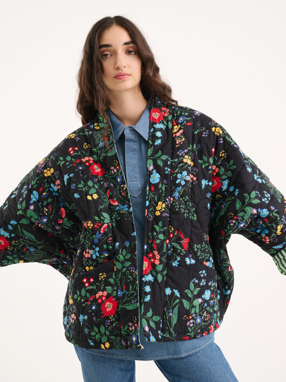 Veste matelassé réversible oversize
