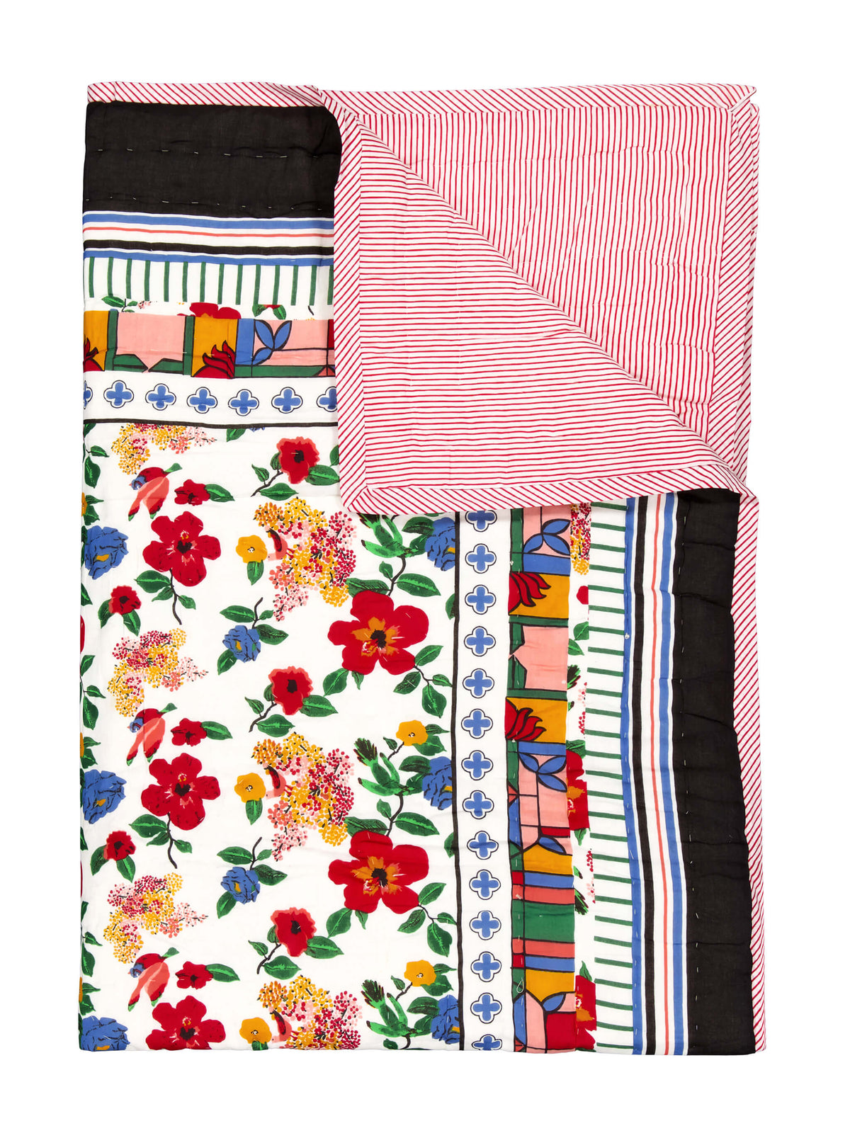 Tapis d'éveil matelassé réversible