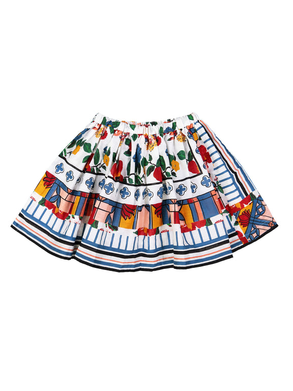 Short sarong skirt